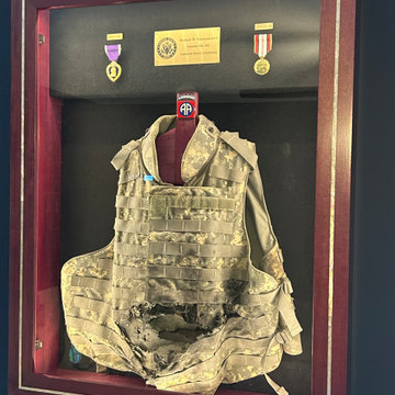 Display Case for Military Memorabilia