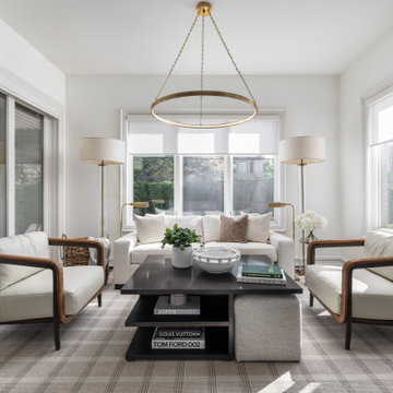 Tradition + Sophistication in the Sunroom