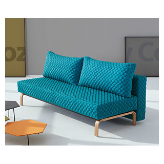 Sly Coz Petrol Sofa Bed / Lacquered Oak by Innovation USA - $1730.00 - Modern - New York - by NYC Bed Furniture Houzz