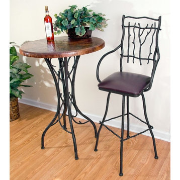 South Fork 30" Swivel Bar Stool With Arms