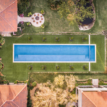 New Infinity Edge Swimming Pool With Extended Sun Shelf in Weston, Florida!