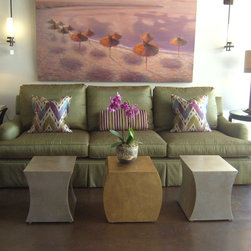 Sculpted Steel Coffee Tables - Coffee And Accent Tables