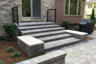Inspiration for a small timeless exterior home remodel in Detroit