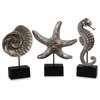 Thought Provoking 3-Piece Set Sealife on Stands
