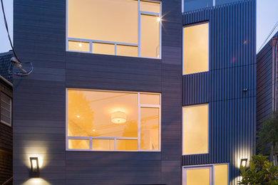 Inspiration for a modern exterior home remodel in San Francisco