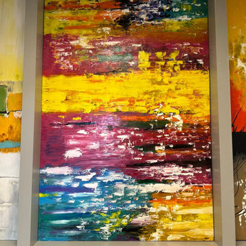 Modern Vibrant Abstract Art - Gleneagles Hospital @ Medini, Johor