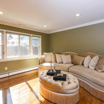 Unique Window Combination Living Room - Windows and Doors - Long Island NY