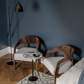 Shared Boys' Bedroom with Three Single Beds