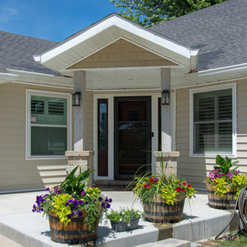 Bleach Timber Pavilion Pergola Outdoor Living Area