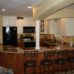 Painted and Cherry Kitchens with granite tops - Products