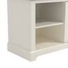 Heron 68.2" 2 Door TV Stand Fits TV's up to 75", Ivory With Knotty Oak