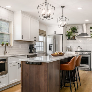 Transitional Kitchen Remodel Done in the Colors Snow and Shale