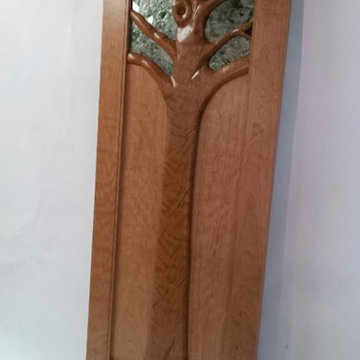 Carved Cherry tree door 1