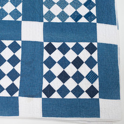 Vintage American Blue and White Quilt - Quilts And Quilt Sets