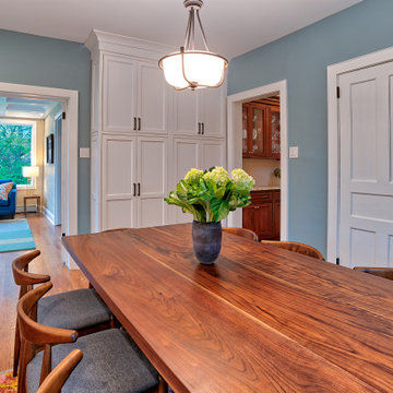 Brighton Cascade and Wabash Beaded Inset Kitchen in Hingham and and Cherry