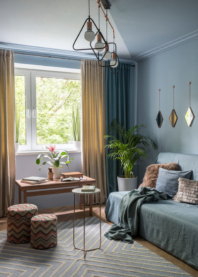 Скандинавский Гостиная by Maria Mikena