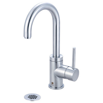 Motegi Single Handle Bathroom Faucet, PVD Stainless Steel