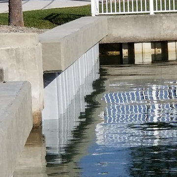 600 feet of seawall