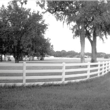Vinyl Post and Rail