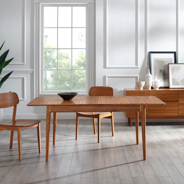 Mija Extension Dining Table in Amber