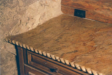 Inspiration for a kitchen remodel in Other with granite countertops