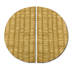 Half moon Pull - Savane Texture PU-2225 - Door Hardware
