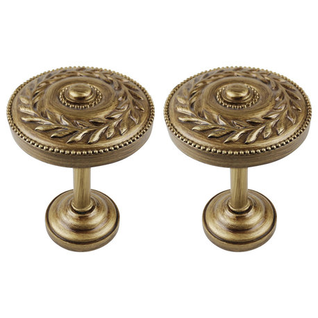 Urbanest Hera Medallion Drapery Holdback, Renaissance Gold, Set of 2