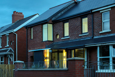 Inspiration for a modern home design in Belfast.