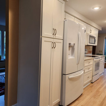 Bright White Modern Kitchen Remodel