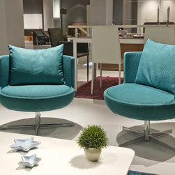 Round Lounge Chair by B&T Design - Armchairs And Accent Chairs