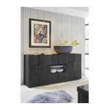 Dama (grey) 2 door 2 drawer sideboard