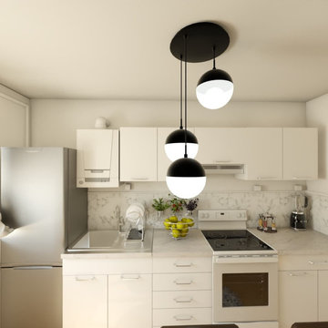 Projet rénovation petite cuisine à Saint-Herblain (44)
