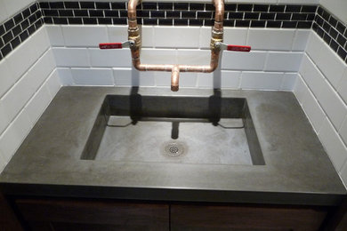 Inspiration for a modern bathroom remodel in Salt Lake City