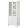 Homestar 2 Door Storage Cabinet, White