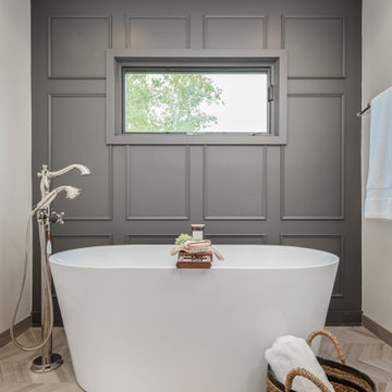 Colonial Master & Hall Bath Remodel
