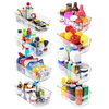 Set of 8 Pantry Organizers Clear Plastic Pantry Storage Racks