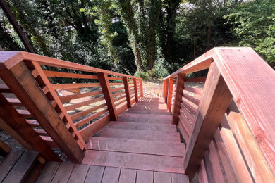 Inspiration for a modern deck remodel