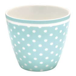 GreenGate Spot Latte Cup Pale Blue - Cappuccino & Espresso Cups