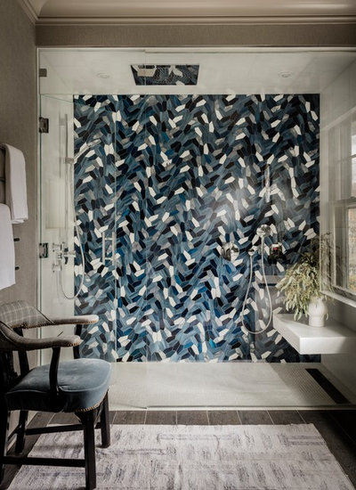 Современная классика Ванная комната by Elms Interior Design