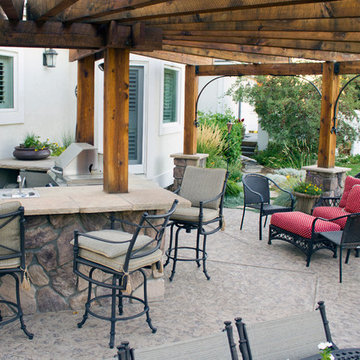 Rustic Pergola Patio - Severence, CO