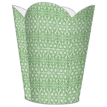 Spring Kelly Green Wastepaper Basket