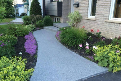 Design ideas for a landscaping in Montreal.