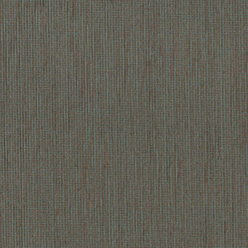 Brown And Blue Textured Chenille Contract Grade Upholstery Fabric By The Yard