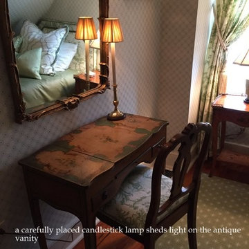Sweet guest room in a vintage home