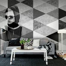 Trendy tapeter tolker den grå trend