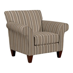 Aria Stationary Chair by La-Z-Boy shown in Coral Bay - Products