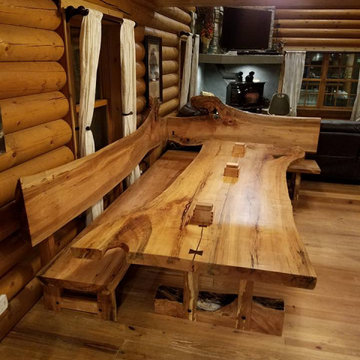 Live Edge Dinning Set