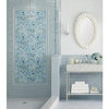 Annie Selke Artisanal Ice Blue Moldura Ceramic Wall Trim Tile