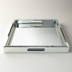 Large Mirrored Tray by Regina-Andrew Design - Home Decor