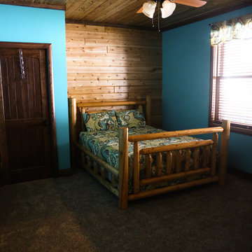 interior pictures of log paneling, and log siding